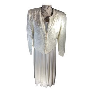 Vintage 80’s Evanna Two Piece Dress